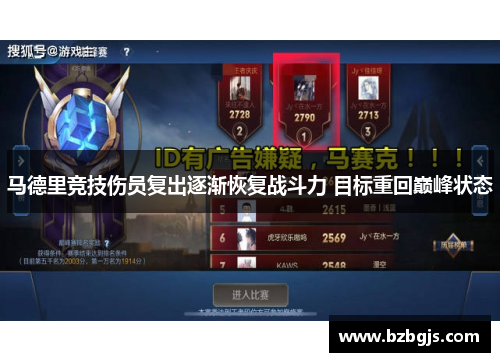 马德里竞技伤员复出逐渐恢复战斗力 目标重回巅峰状态